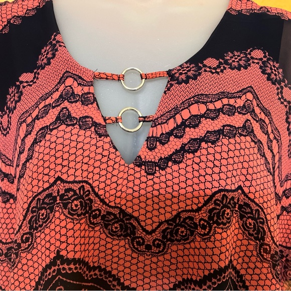 Enfocus Cape Dress Women’s Sz 16W Black Knit Sleeveless Pullover V Neck - Picture 8 of 8